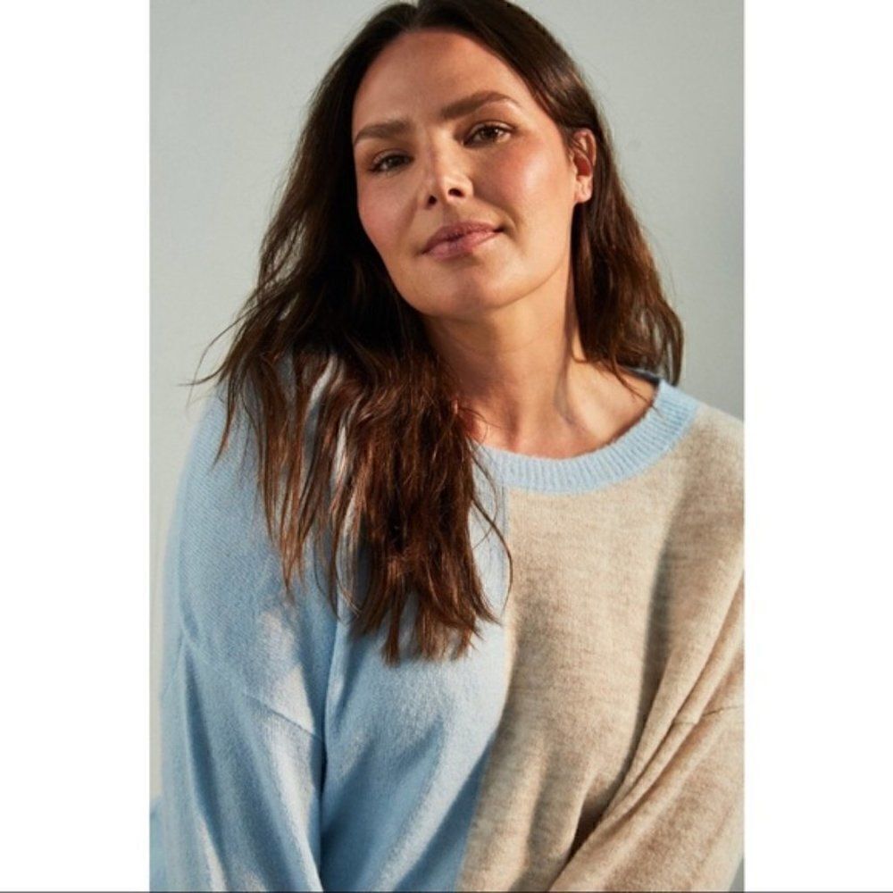 NEW Anthropologie Saturday Sunday Lea Knit Lounge Pajama 2P Set Medium Petite - Picture 7 of 7